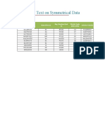 Separating Text On Symmetrical Data