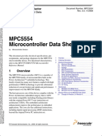 MPC5554 Microcontroller Data Sheet