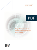 XIBS Decomposition in Seawater