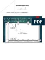 Examen de Primera Unidad - Construcciones