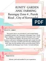 Community Garden Organic Farming Barangay Zone 4, Purok Rizal, City of Koronadal
