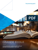 Catalogue Cours Master 2020-2021