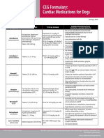 CEG Formulary: Cardiac Medications For Dogs: ... Bringing Cardiology Into Practice