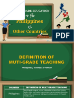 Multigrade Education in Philippines vs. Other Countries