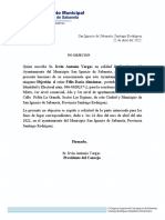 CARTA NO OBJECION Construccion de Un Edificio Mixto FELIX DARIO ALMANZAR