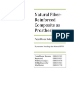 Natural Fiber-Reinforced Composite As Prosthesis