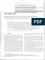 Optimization of Mechanical Draft Counter Flow Wet-cooling Towers