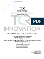 HR Employee Attrition Analysis Using Random Forest Classifier