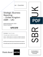 Strategic Business Reporting - United Kingdom (SBR - Uk)