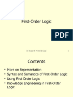 AI: Chapter 8: First-Order Logic 1
