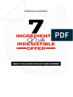 7 Ingredients of An Irresistible Offer - Sophia Oladapo