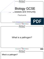 Flashcards - Topic 10 Diseases and Immunity - CAIE Biology IGCSE