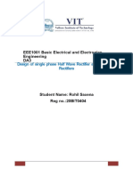 EEE1001 Basic Electrical and Electronics Engineering DA3