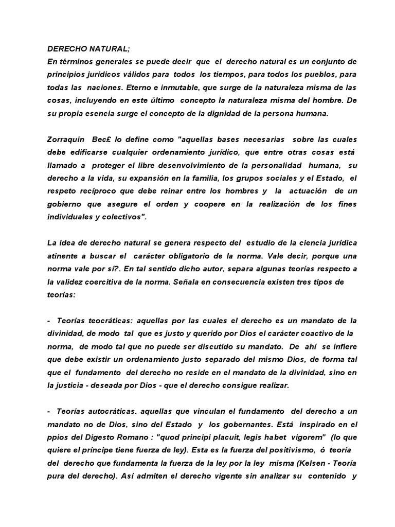 Fundamentos del Derecho Natural Moderno | PDF | La Ley natural | Justicia