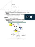 Heparin Induced Thrombocytopenia Handout