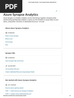 Azure Synapse Analytics - Azure Synapse Analytics - Microsoft Docs