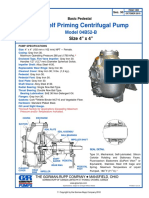 DATA SHEET DE BOMBA CENTRIFUGA 4"X4"