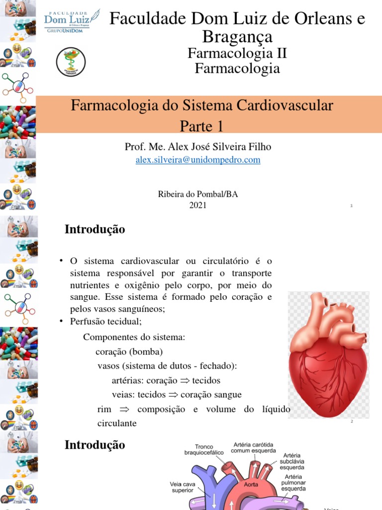 Farmacologia do Sistema Cardiovascular - Farmacologia Aplicada