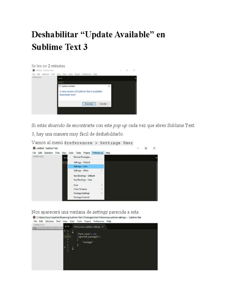 SUBLIME | PDF