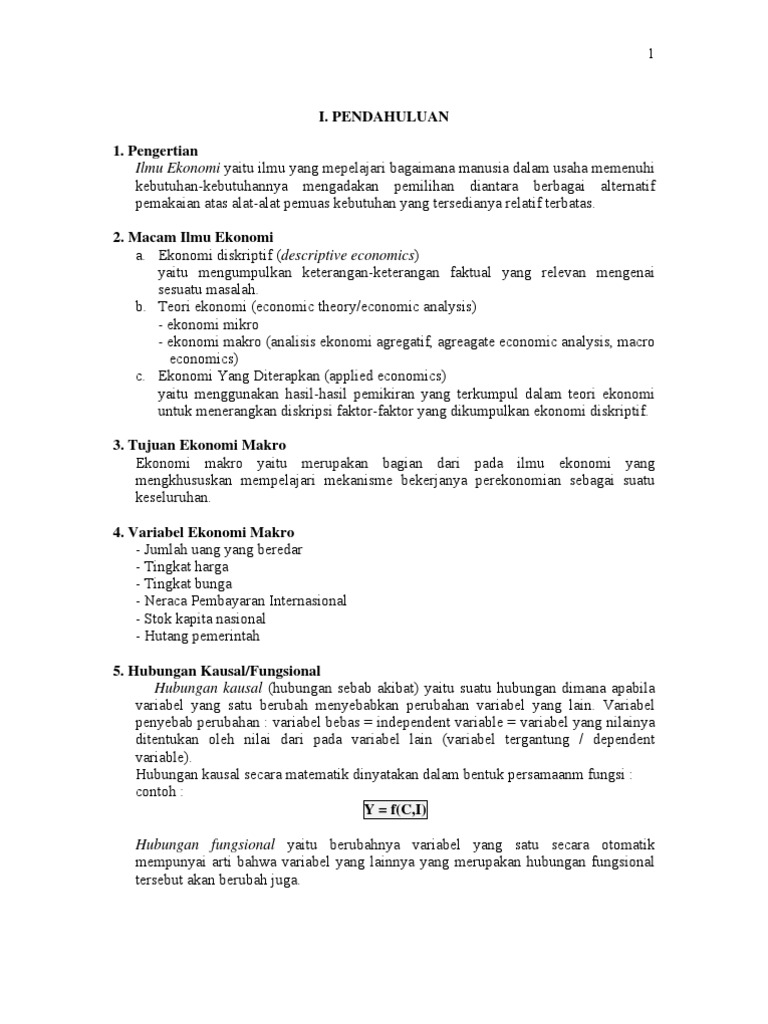 Contoh Soal Dan Jawaban Pendapatan Nasional Ekuilibrium