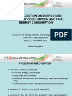 3.3 Collection of Data On Energy Use