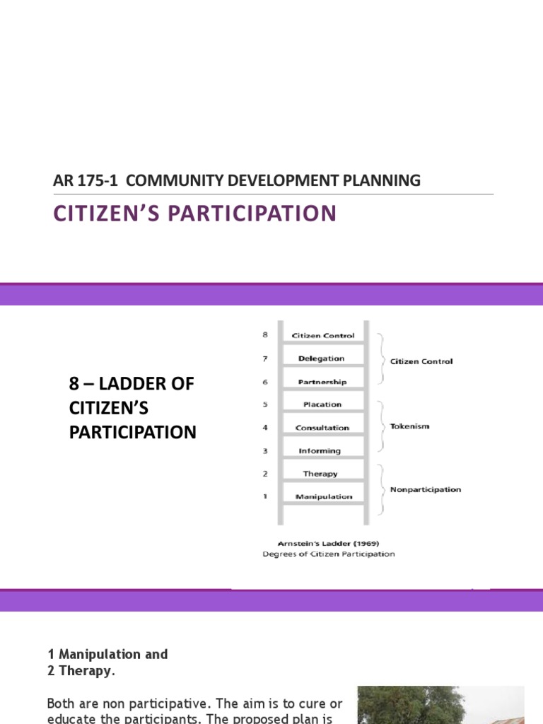 Citizen Participation in Community Development | PDF | Social Justice ...