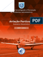 Sumario Estatistico Aviação Particular CENIPA