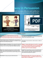 Advertisements and Persuasion