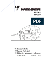 Welger RP220 Parts
