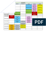 HORARIO 4to Ciclo