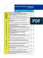 Anexo 14. Lista de Verificación de Contenidos y Productos