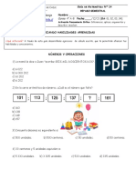 4° Básico - Matematica - Diciembre - Guía #14 - Reforzamiento Anual 2