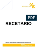 RECETARIO