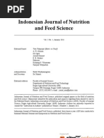 The Response of Sago (Metroxylon Sagu Rottb) Offered in The Ration Supplemented With Probiotic On Production and Physical Quality of Duck's Egg