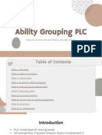 Ability Grouping Presentation