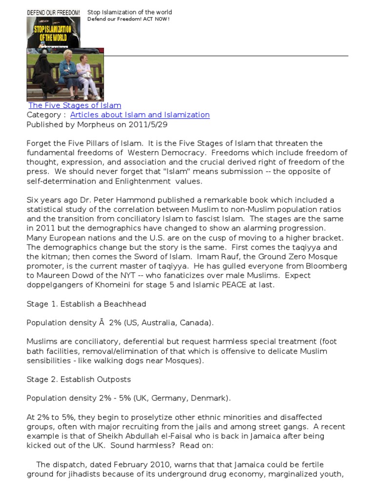 Stages of Islamization Explained | PDF | Sharia | Middle East
