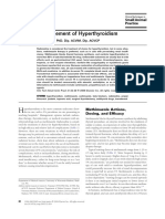 Medical Management of Hyperthyroidism