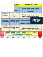 ACTIVIDADES DE CASA SEMANA 1