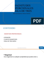 Magnitudes Proporcionales DERECHO