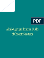 Alkai Aggregate Reation of Concrete Structures