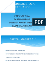 Regional Stock Exchange: Presented By-Bastab Mishra Santosh Kumar Mishra Laxmi Sagar Rout