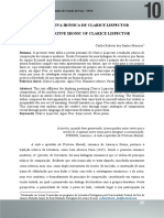 A narrativa irônica de Clarice Lispector