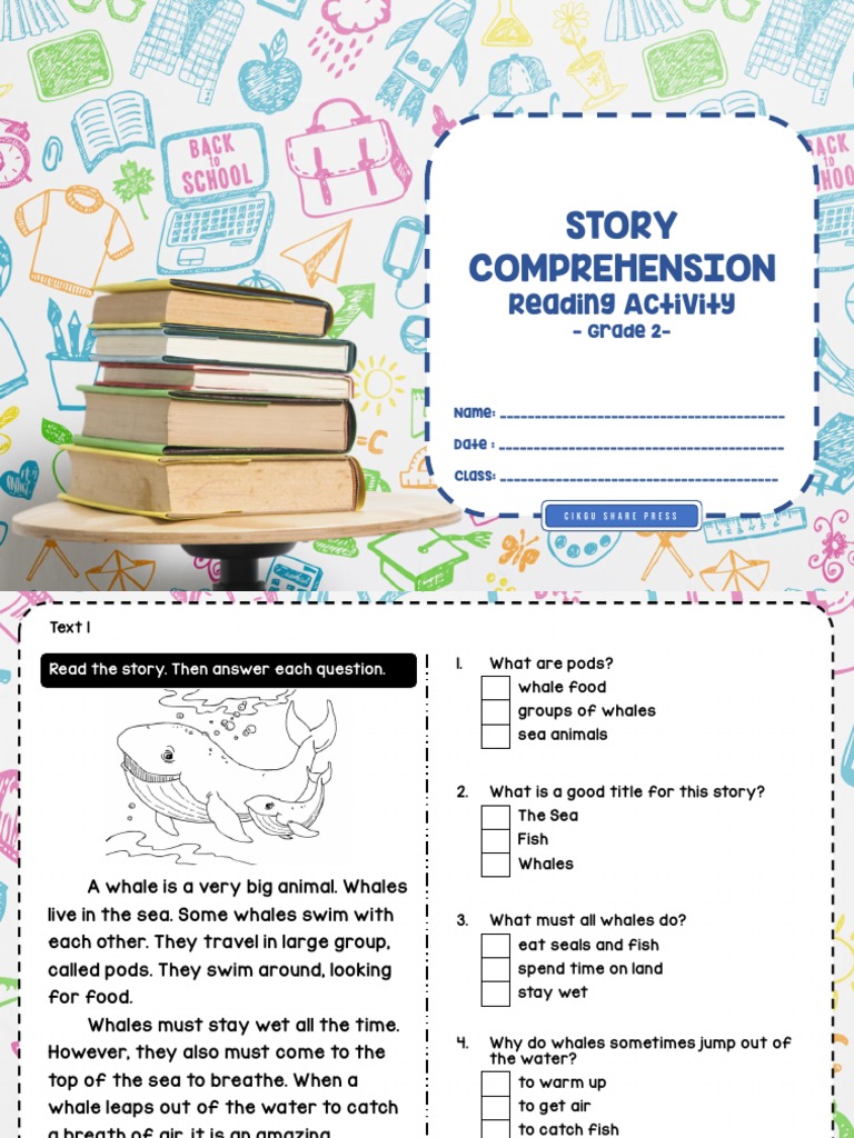 Reading Comprehension Grade 2 | PDF | Claw | Tiger