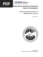 EAC Report of Investigation Dominion DSuite 5.5 B