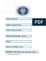 Pproposiciones Lógicas