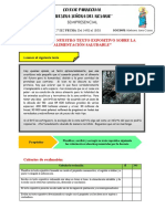 Escribimos Nuestro Texto Expositivo Sobre La Alimentación Saludable - Semana 2