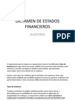 Dictamen de Estados Financieros