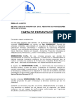 Carta de Presentación Segesconsma E.I.R.L. Essalud