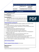 Level II - Teacher Ed Lesson Plan Template (UED Courses)