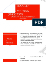 Constructing Questions: Jackielou B. Elardo, LPT, Mat